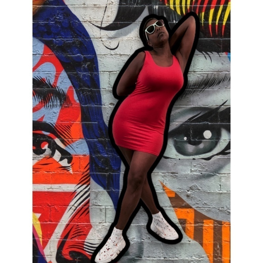 H&M FITTED STRETCH DRESS